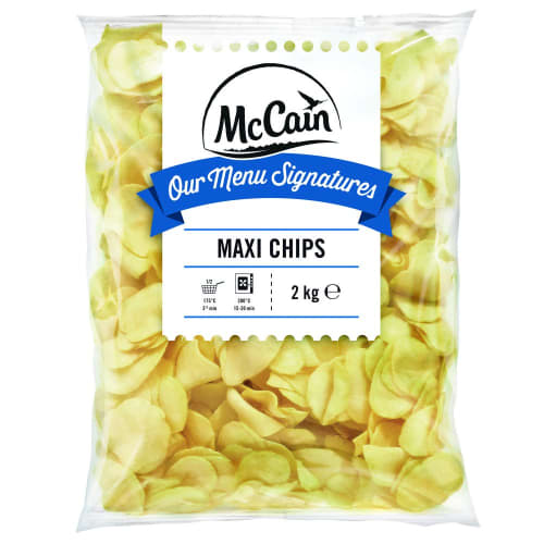 Batata Congelada McCain Maxi Chips 2kg - 5 Unidades